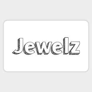 Jewelz // Typography Design Magnet